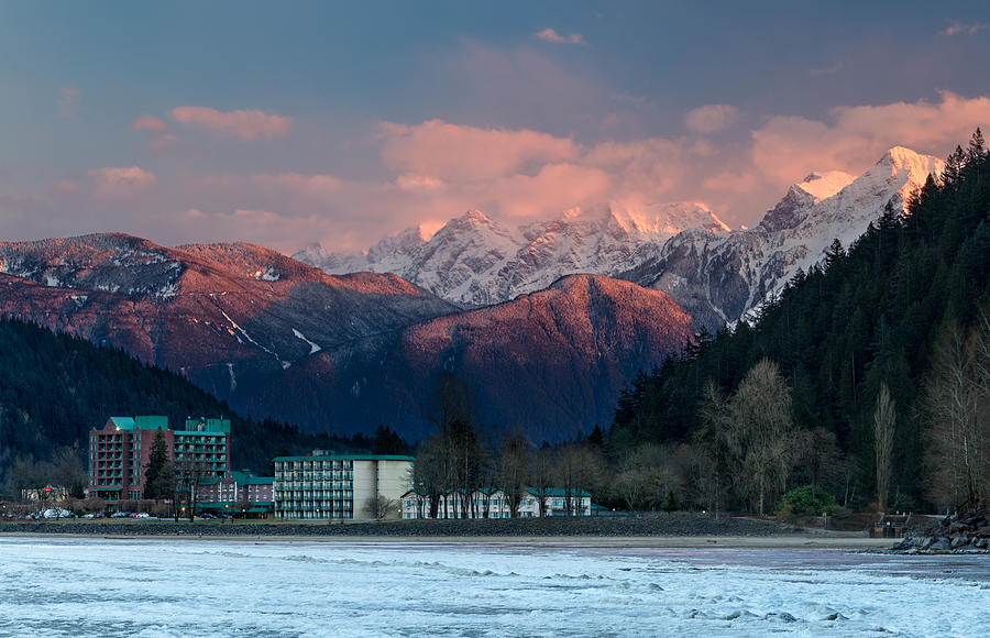 Harrison Hot Springs and Mount Cheam Range #1 Photograph by Michael Russell