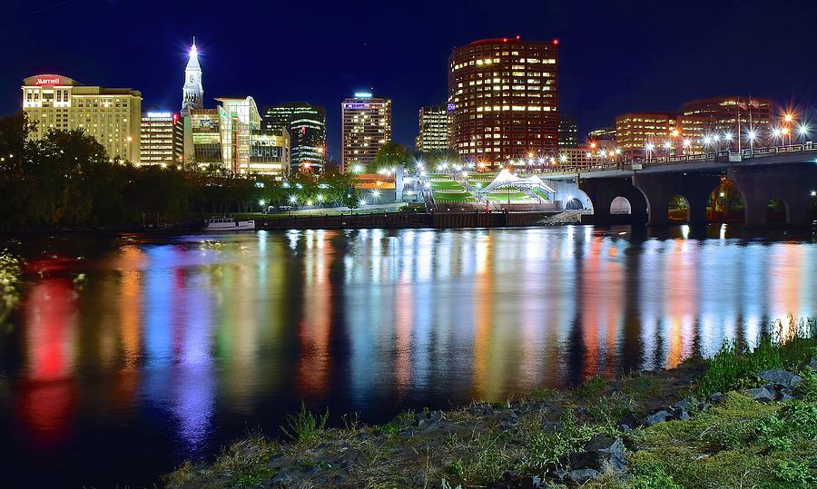 Hartford from the Riverbank #1 Photograph by Frozen in Time Fine Art Photography