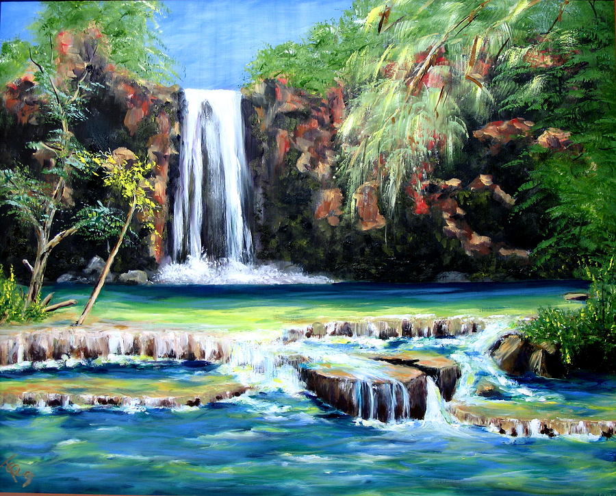 Havasupai Landscape Oil Painting Print