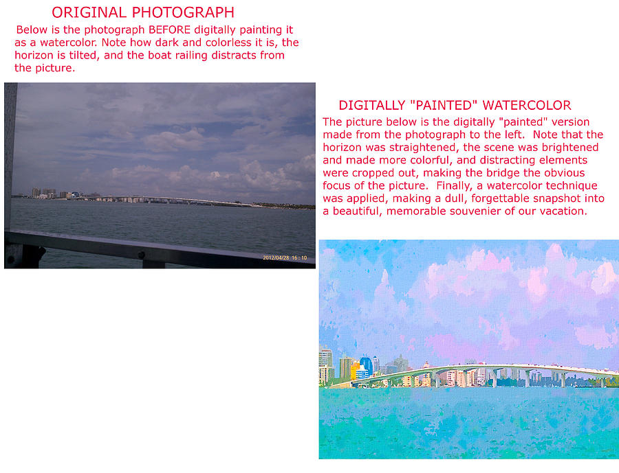 Example 4 - Custom Photo Painting Photograph by Susan Molnar