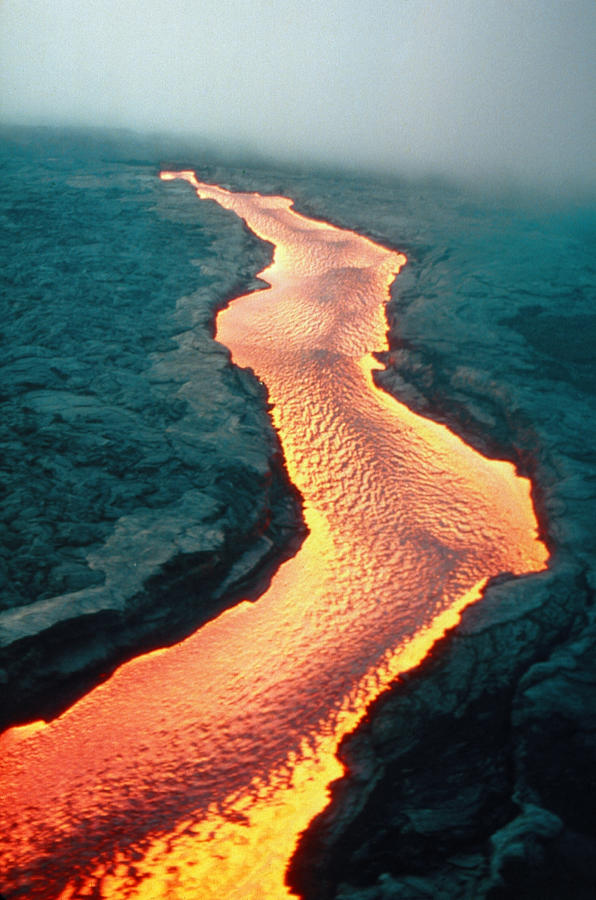 Hawaii Volcano, 1984 Photograph by Scott Lopez