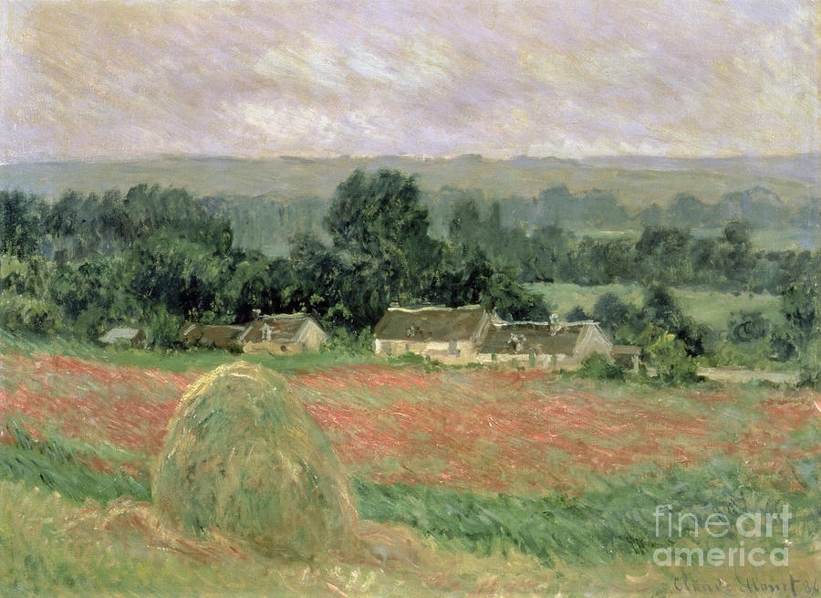 Haystack At Giverny #1 Painting by Celestial Images