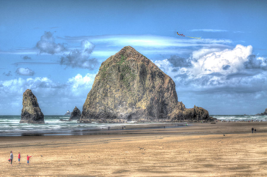 Haystack Rock #1 Photograph by Don Wolf