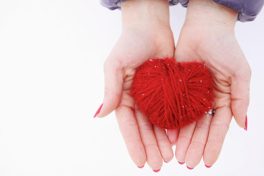 heart in hands by Iuliia Malivanchuk Photograph