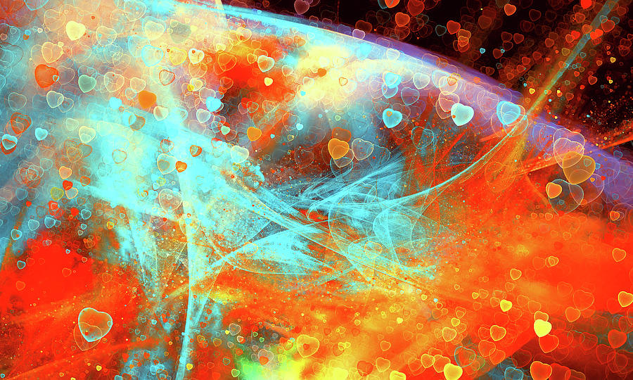 Download 80 Background Art Hearts Paling Keren
