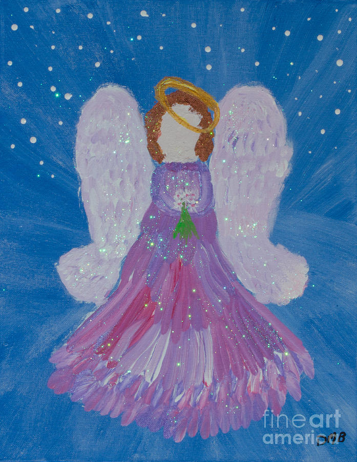 Heavenly Angel #1 Painting by Donna Brown
