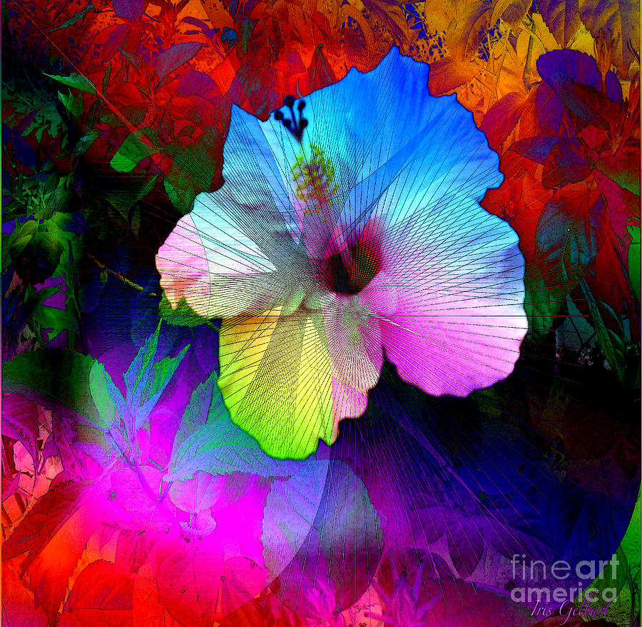 Heavenly Blooms #2 Digital Art by Iris Gelbart