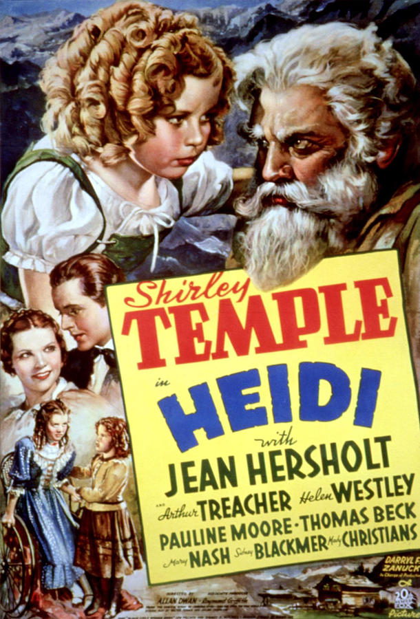 Movie Photograph - Heidi, Shirley Temple, Jean Hersholt #1 by Everett