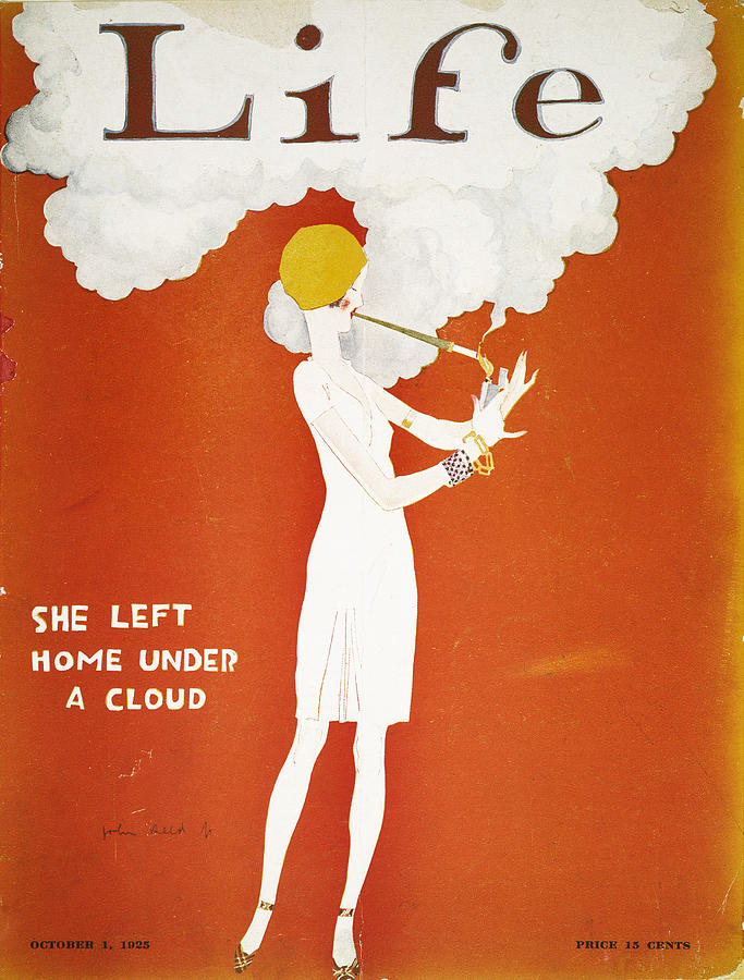Life Magazine Cover, 1925 Drawing by John Held