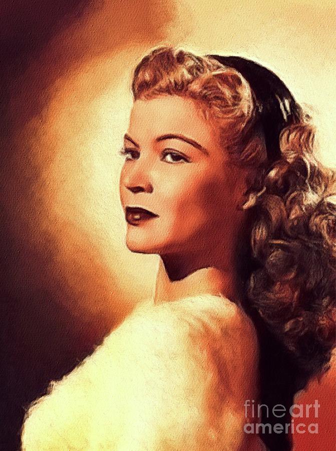 Helen Talbot, Vintage Actress Painting by Esoterica Art Agency | Fine ...