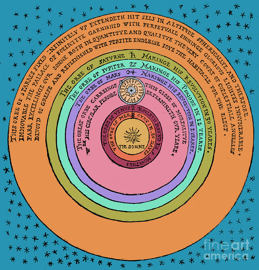 Heliocentric Universe, Thomas Digges Photograph by Science Source ...