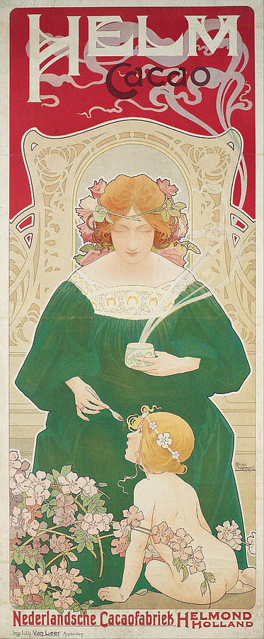 Helm Cacao #1 Painting by Henri Privat-Livemont