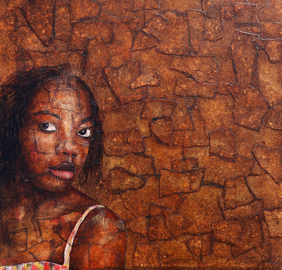 Her Potrait #1 Painting by Ronex Ahimbisibwe