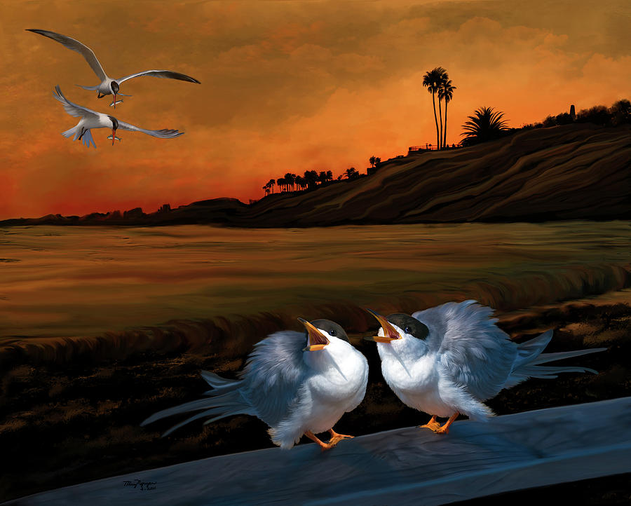 Here comes dinner #1 Digital Art by Thanh Thuy Nguyen
