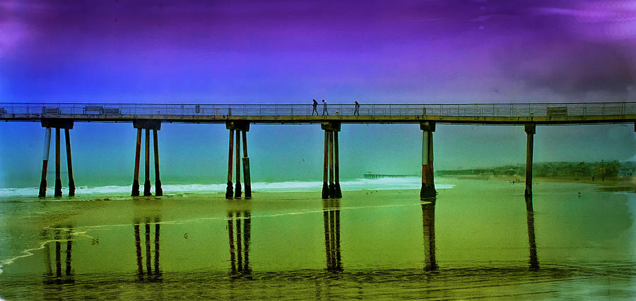 Hermosa Beach Pier #1 Photograph by Joseph Hollingsworth