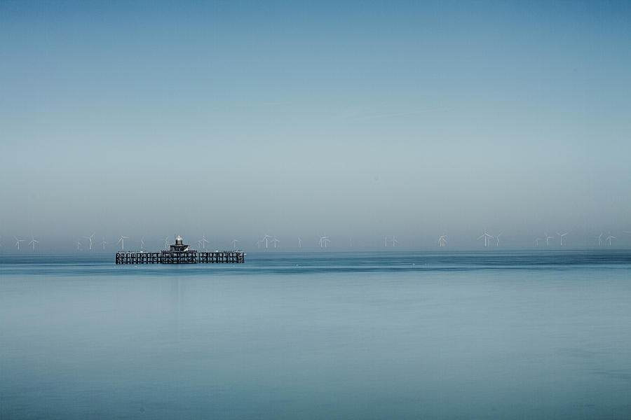 Herne Bay old pier Kent  #1 Photograph by David French
