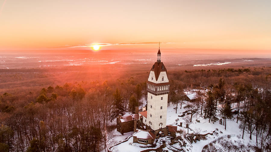 Heublein Tower in Simsbury, Connecticut #1 Photograph by Mike Gearin