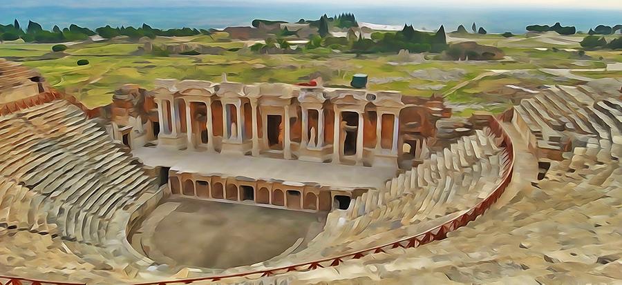 Hierapolis Theater #1 Photograph by Lisa Dunn