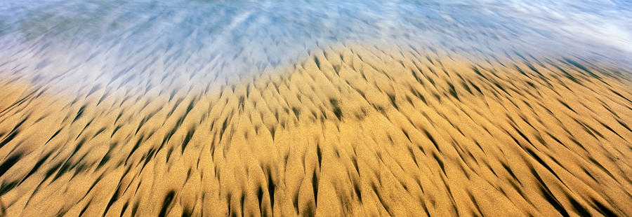Nature Photograph - High Angle View Of Waves Create #1 by Panoramic Images