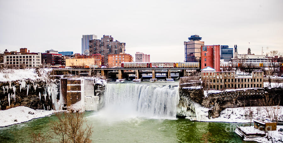 Waterfall Photograph - High Falls, Rochester, NY #1 by Ken Marsh