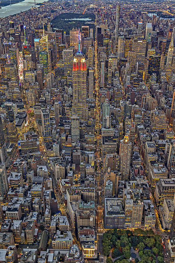 High Over Manhattan #1 Photograph by Susan Candelario