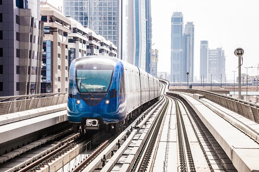 High speed In Dubai Metro Photograph by Leonardo Patrizi - Fine Art America