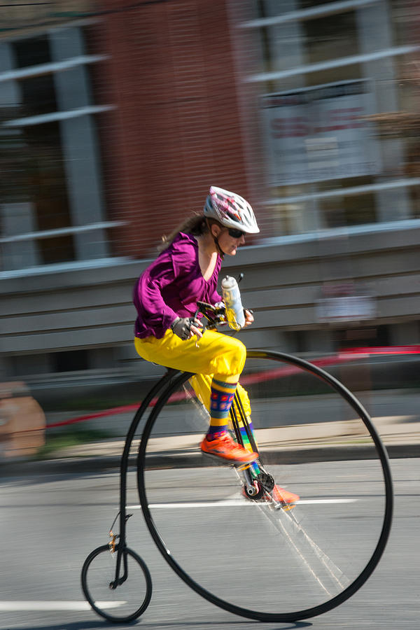 High-Wheel Bike Race - Frederick M  #1 Photograph by Dana Sohr