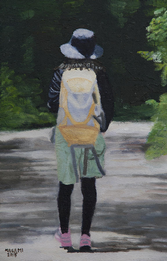 Hiker #1 Painting by Masami Iida