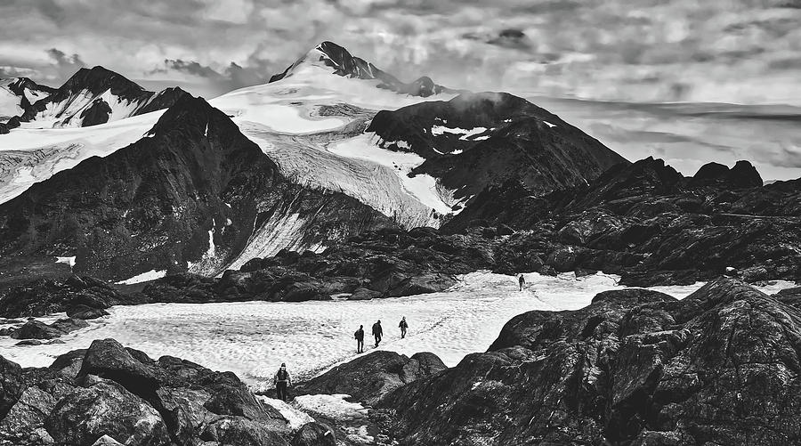 Hiking The Glacier - Austria #1 Photograph by Mountain Dreams