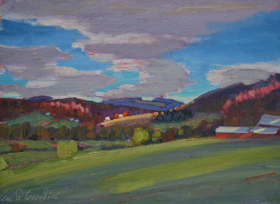 Hills Of Upstate New York #1 Painting by Len Stomski