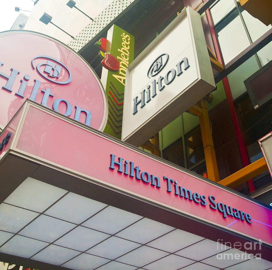 Hilton Times Square New York City #2 Photograph by David Oppenheimer