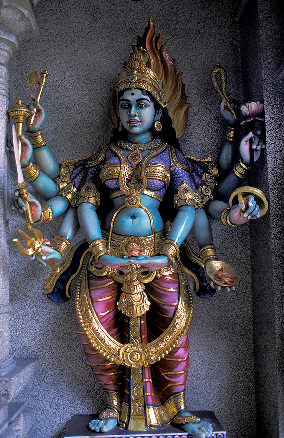 Hindu Goddess Kali Photograph By Carl Purcell 5714