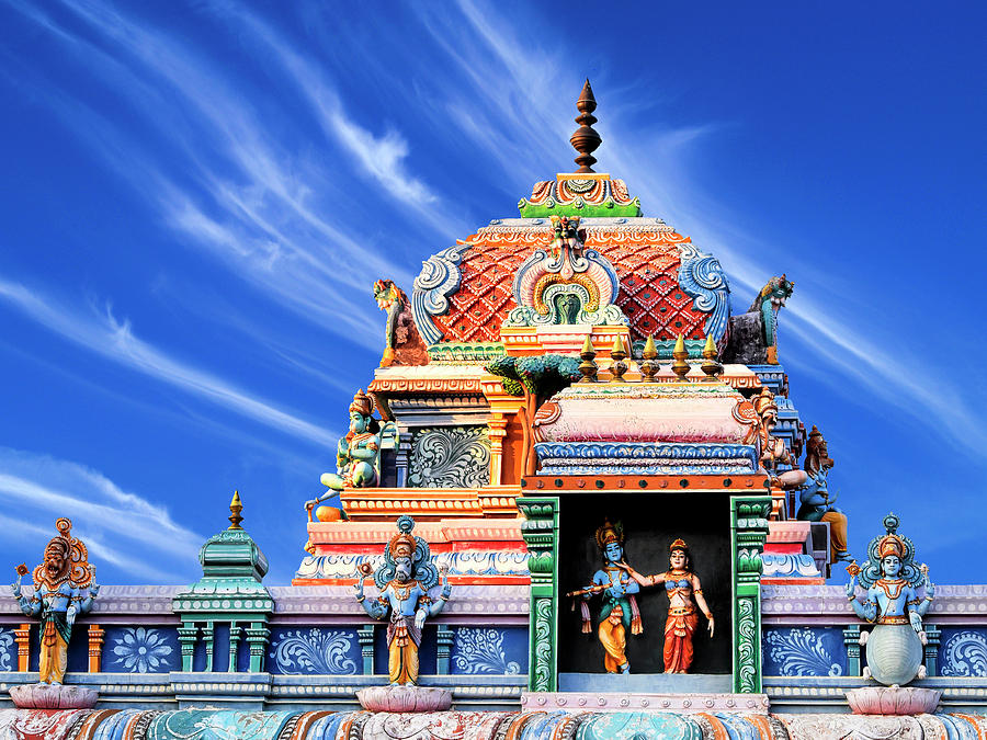 Hindu Temple Chennai India #1 Photograph by Dominic Piperata