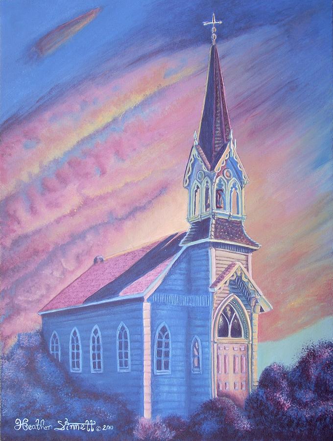 Historic Church #2 Painting by Heather Stinnett