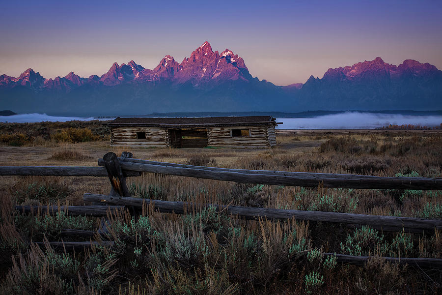 Historic Cunningham Ranch Sunrise Photograph by Jerry Patterson