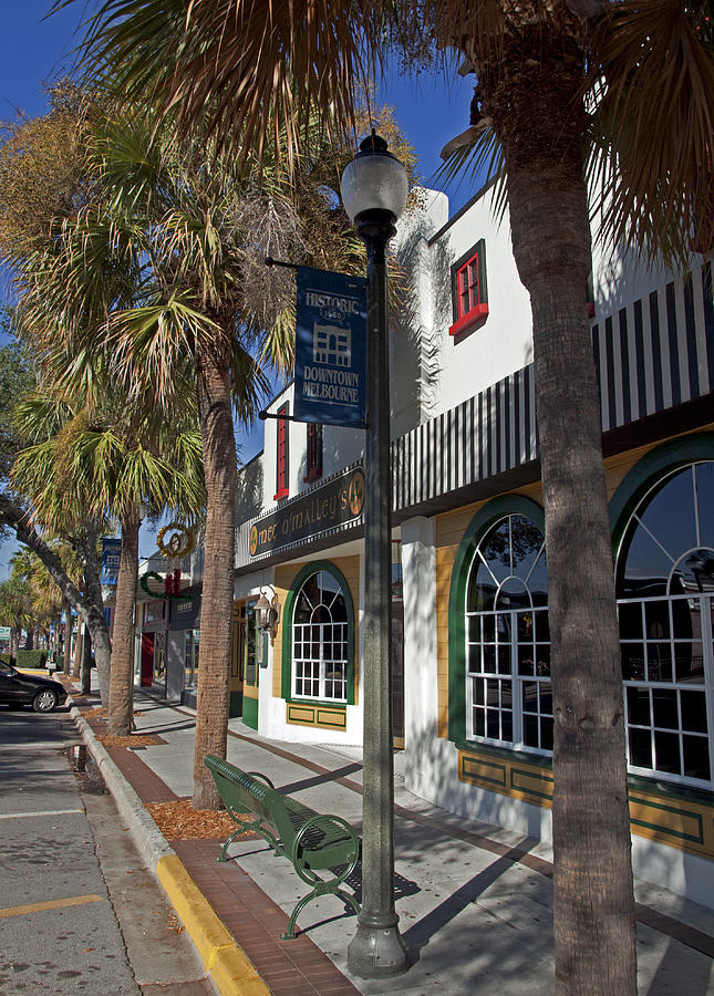 Historic Downtown Melbourne Florida #1 Photograph By Allan Hughes - Pixels