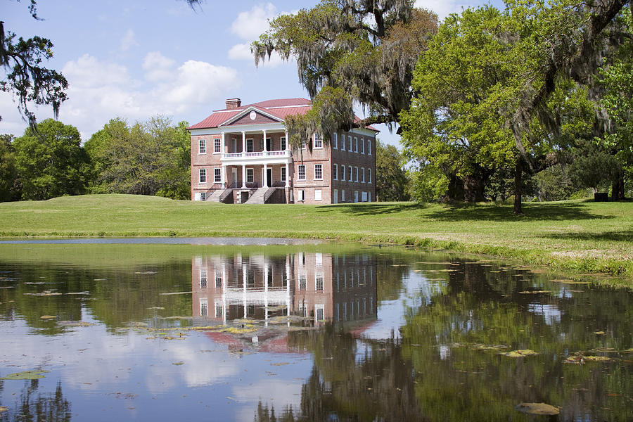 Historic Photograph - Historic Drayton Hall in Charleston South Carolina #1 by Dustin K Ryan