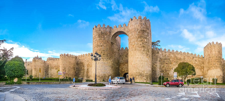 Historic walls of Avila, Castilla y Leon, Spain #1 Photograph by JR Photography