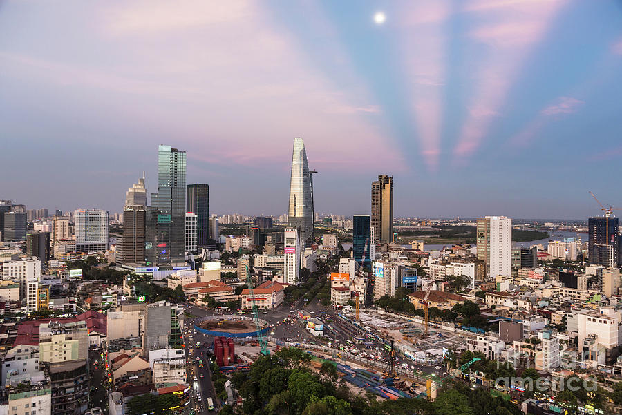 Ho Chi Minh City skyline #1 Photograph by Didier Marti