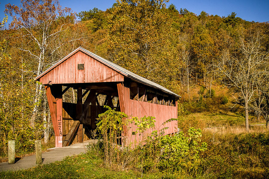 Hokes Mill Covered Bridge #1 Photograph by Jack R Perry