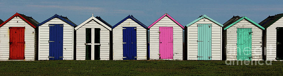 Holiday Beach Huts #1 Photograph by Tom Conway