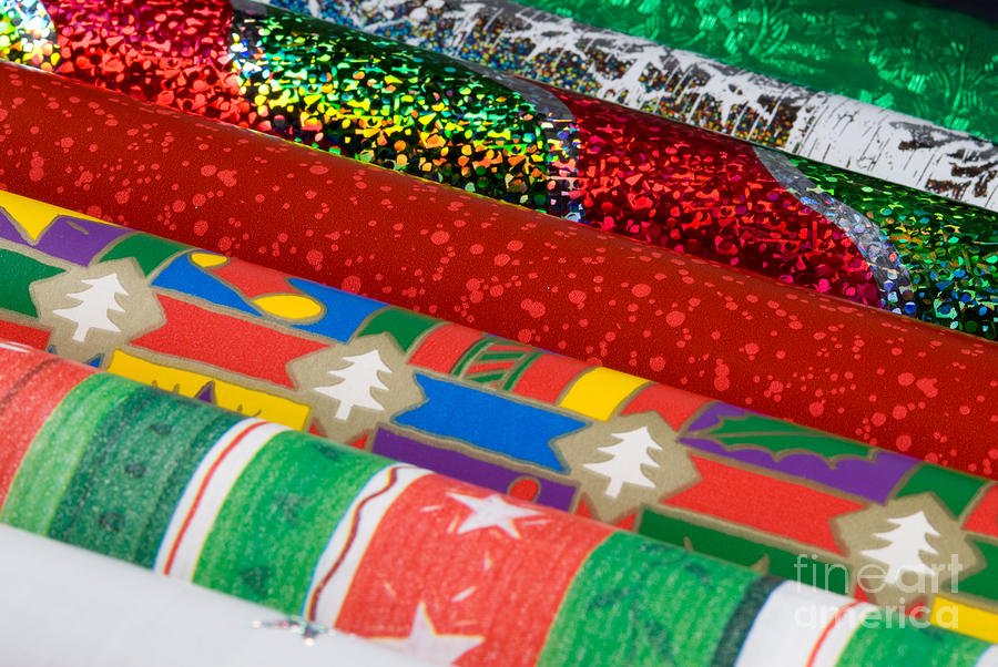 Holiday Gift Wrap Paper #1 Photograph by Anthony Totah