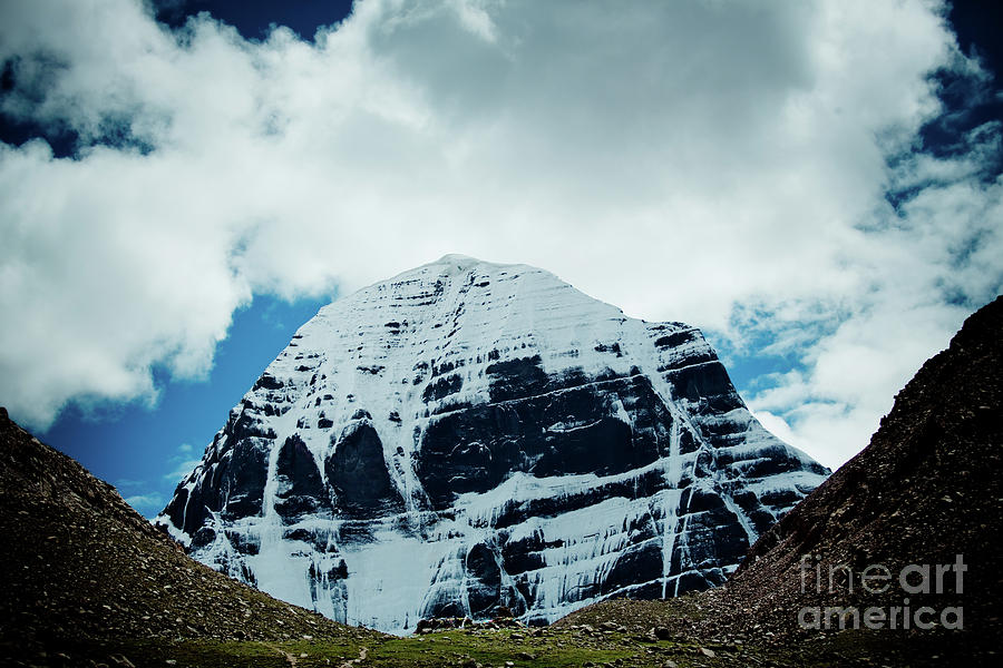 Holy Kailas North slop Himalayas Tibet Artmif.lv #1 Photograph by Raimond Klavins