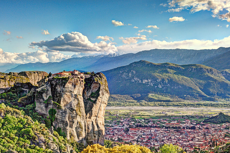 Holy Trinity Monastery at Meteora - Greece #1 Photograph by Constantinos Iliopoulos