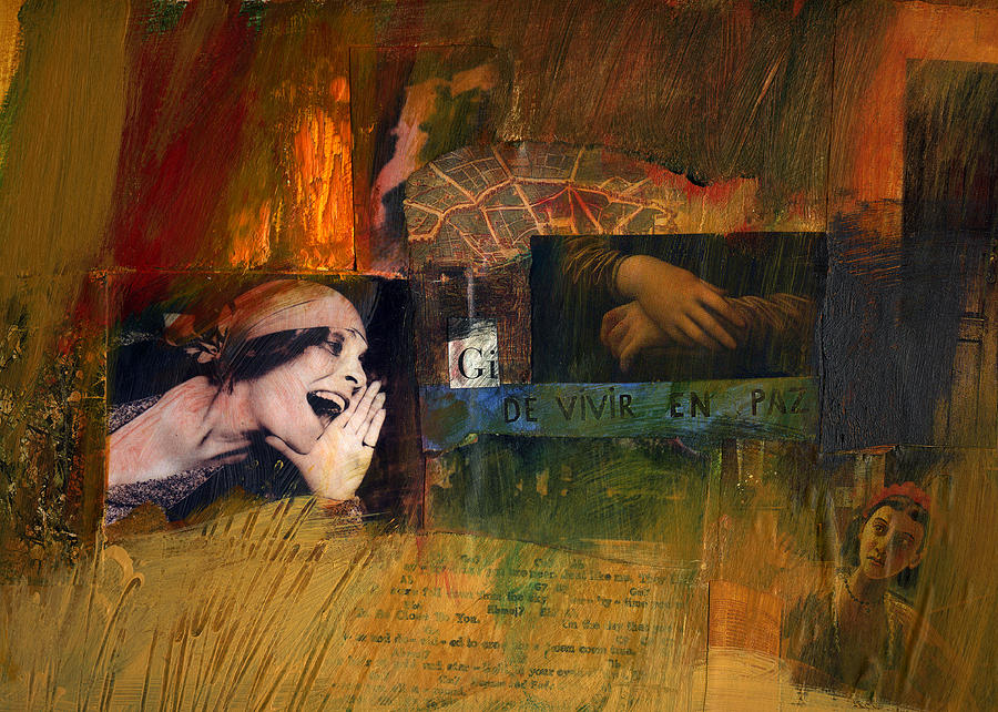 Collage Mixed Media - Homage au Le Sage by Peter Stephen Wise