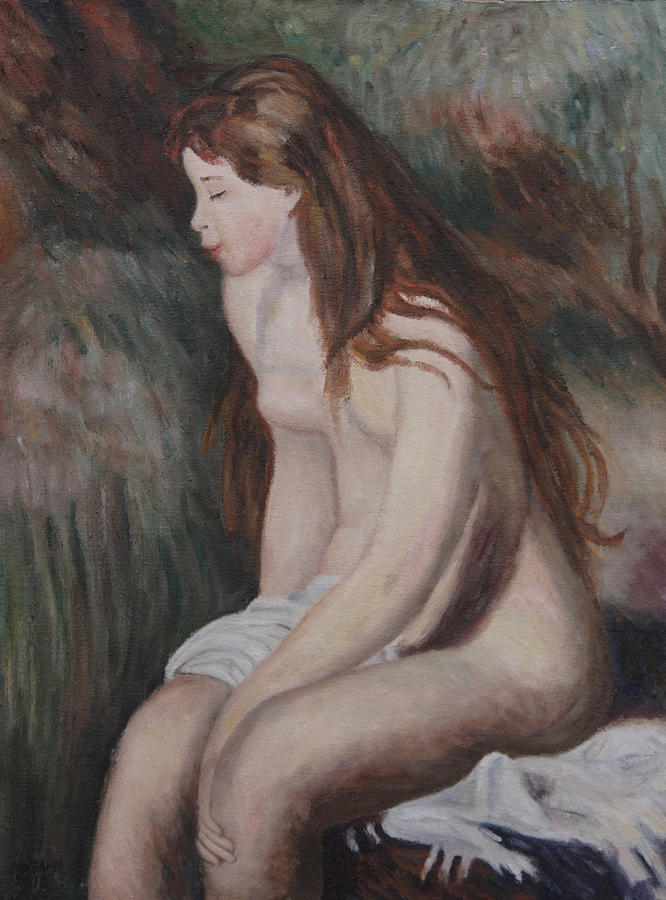 homage to Renoir #1 Painting by Masami Iida