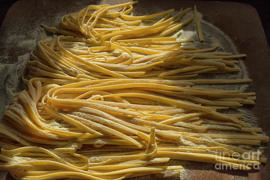 Home made pasta  Photograph by Patricia Hofmeester