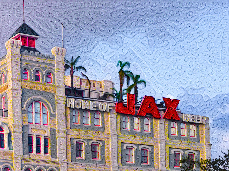 Home of Jax Beer #2 Painting by Bill Cannon