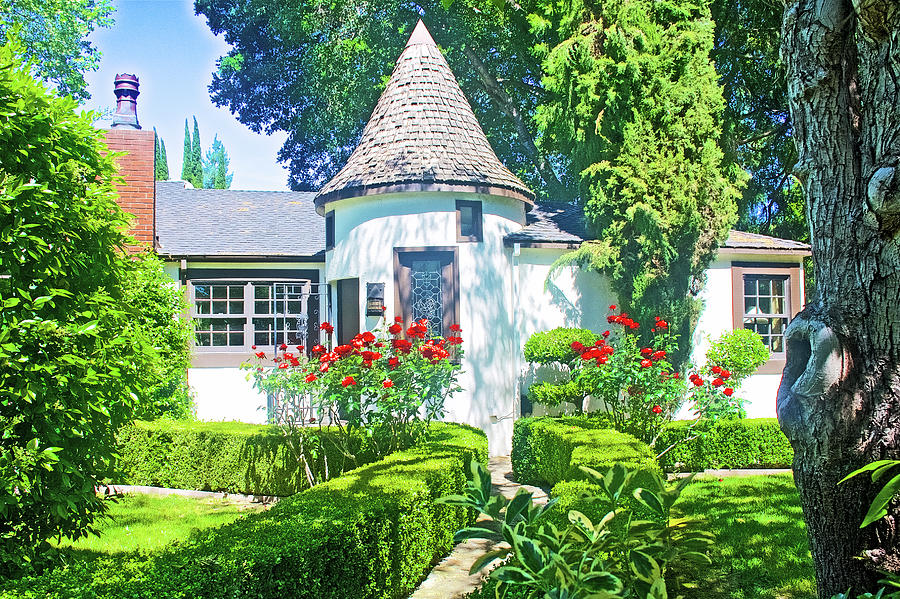 Home on Pope Street in St. Helena in Napa Valley, California #1 Photograph by Ruth Hager