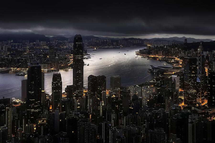 Hong Kong Digital Art - Hong Kong #1 by Maye Loeser